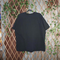 XL - Vintage Y2K Quicksilver T-Shirts spell cursive sketch - Black - XL