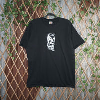 XL - Vintage Y2K American Made Distribute T-Shirts thought - Black - XL