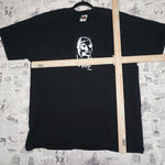 XL - Vintage Y2K American Made Distribute T-Shirts thought - Black - XL