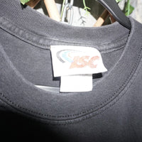 L - Vintage Y2K American Vintage T-Shirts darlington tough - Black - L