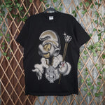 XL - Vintage Y2K American Vintage T-Shirts gangster smurf - Block - XL