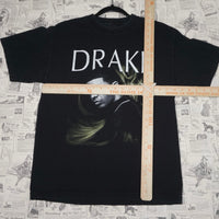 M - Vintage Y2K American Vintage T-Shirts drake front head - Black - M