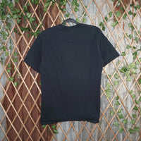 L - Vintage Y2K Guess T-Shirts gas usa american flag since - Black - L
