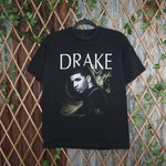 M - Vintage Y2K American Vintage T-Shirts drake front head - Black - M