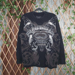 XL - Vintage Y2K Ecko Unltd Periodsize Xl T-Shirts aop wwe - Black - XL