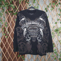 XL - Vintage Y2K Ecko Unltd Periodsize Xl T-Shirts aop wwe - Black - XL