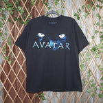 XL - Vintage Y2K American With His T-Shirts avatar blue - Black - XL
