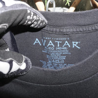 XL - Vintage Y2K American With His T-Shirts avatar blue - Black - XL