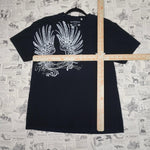 M - Vintage Y2K Guess T-Shirts angel wings grunge jamal goth - Black - M