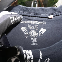 M - Vintage Y2K Guess T-Shirts angel wings grunge jamal goth - Black - M