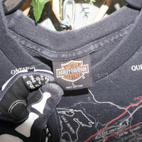 L - Vintage Y2K Harley-davidson T-Shirts jumbo aop - Black - L