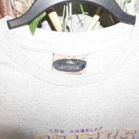 XL - Vintage Y2K Nba T-Shirts los angeles lakers basketball - Gray - XL