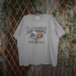 XXL - Vintage Y2K Nfl T-Shirts raiders football oakland los - Gray - XXL