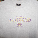 XL - Vintage Y2K Nba T-Shirts los angeles lakers basketball - Gray - XL