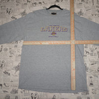 XL - Vintage Y2K Nba T-Shirts los angeles lakers basketball - Gray - XL