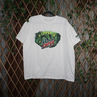 XL - Vintage Y2K American Business T-Shirts mountain dew - White - XL