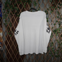 XL - Vintage Y2K T-Shirts grunge large graphic monogram - White - XL