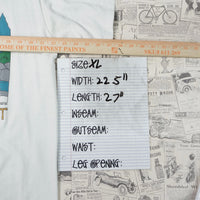 XL - Vintage Y2K American With This T-Shirts fishaholic 1989 - White - XL