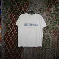 XL - Vintage Y2K American With This T-Shirts atlanta 1996 - White - XL