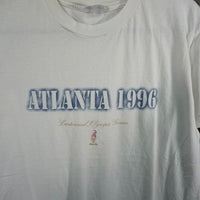 XL - Vintage Y2K American With This T-Shirts atlanta 1996 - White - XL