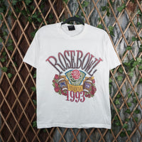 L - Vintage Y2K American With It T-Shirts rose bowl pasadena - White - L
