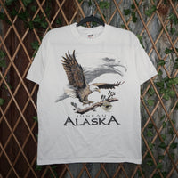 M - Vintage Y2K American Village T-Shirts juno alaska - White - M
