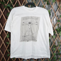 L - Vintage Y2K American Vintage T-Shirts vitruvian man - White - L