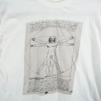 L - Vintage Y2K American Vintage T-Shirts vitruvian man - White - L
