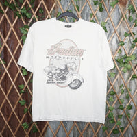 S - Vintage Y2K American Vintage T-Shirts indian motorcycle - White - S