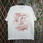 XL - Vintage Y2K American Vintage T-Shirts ink sketch tarzan - White Periodsize Xl - XL