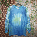 L - Vintage Y2K Adidas T-Shirts football tempalte olympique - Green - L