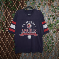 L - Vintage Y2K American Vintage T-Shirts california angels - Red - L