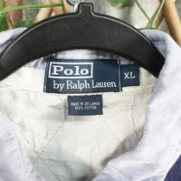 XL - Vintage Y2K Polo Ralph Lauren T-Shirts heavyweight - Blue - XL