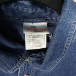 XL - Vintage Y2K Disney Shirts button heavyweight dark wash - Blue - XL