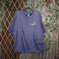 XL - Vintage Y2K Rawlings Shirts los angeles dodgers - Blue - XL