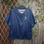 L - Vintage Y2K Mlb Shirts windbreaker shirt seattle - Green - L