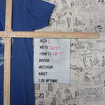 L - Vintage Y2K American Vintage T-Shirts blue m&m swimming - L