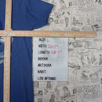 L - Vintage Y2K American Vintage T-Shirts blue m&m swimming - L