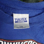 L - Vintage Y2K Nascar T-Shirts 50th anniversary racing big - Blue - L