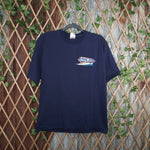 L - Vintage Y2K American Vintage T-Shirts delta sport boats - Blue - L