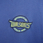 L - Vintage Y2K American Vintage T-Shirts wilson motorcycles - Blue - L