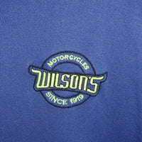 L - Vintage Y2K American Vintage T-Shirts wilson motorcycles - Blue - L