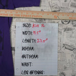 XL - Vintage Y2K Vans T-Shirts big graphic grunge skate - Purple - XL