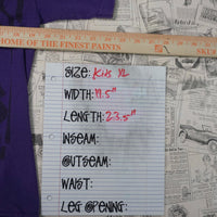 XL - Vintage Y2K Vans T-Shirts big graphic grunge skate - Purple - XL
