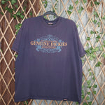 XL - Vintage Y2K Dickies T-Shirts genuine american - Blue - XL