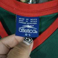 L - Vintage Y2K Atletica Periodsize Large T-Shirts mexico - Red - L