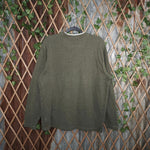L - Vintage Y2K American Religion T-Shirts heavyweight long - Green - L
