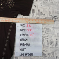 XXL - Vintage Y2K Ecko Unltd Periodsize 2xl T-Shirts - Brown - XXL