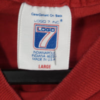 L - Vintage Y2K Logo 7 T-Shirts nfl 49ers san francisco - Red - L