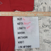 L - Vintage Y2K Logo 7 T-Shirts nfl 49ers san francisco - Red - L